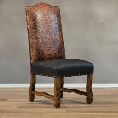 Durango Chisum Gator Side Chair