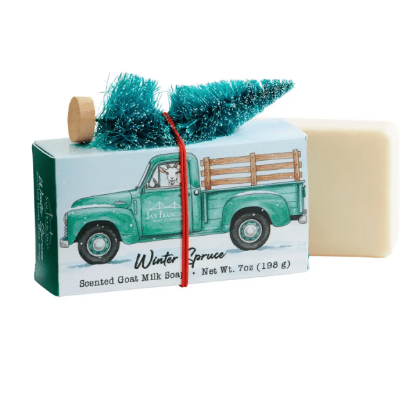 Christmas Goat Milk Sisal Tree Bar Soap - Winter Spruce