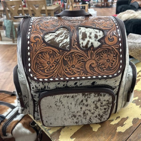 Leather + Hide Heart And Spade Backpack