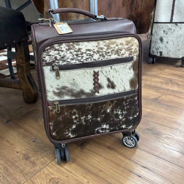 Rolling Cowhide Mini Luggage