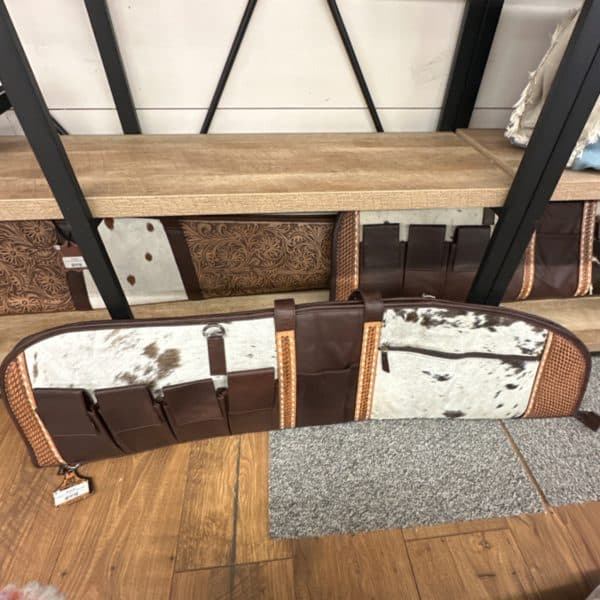 Leather + Cowhide Rifle Case