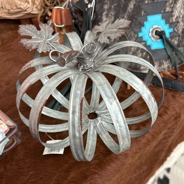 Galvanized Pumpkin