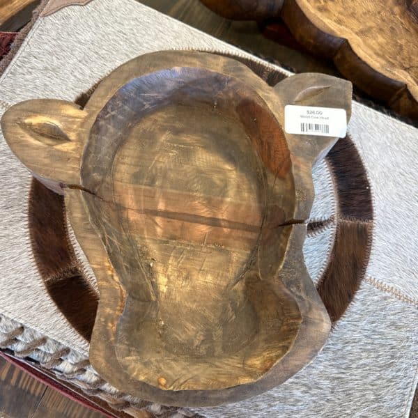 Wood Cow Head