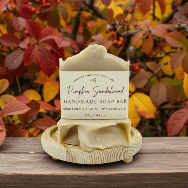 Pumpkin Sandalwood Handmade Soap Bar