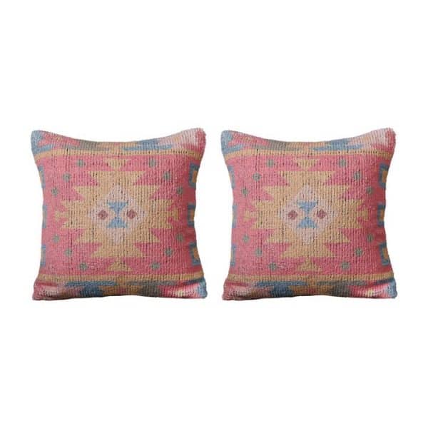 Natural Branding Cotton Pillow 18X18