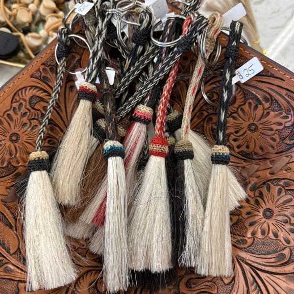 Handmade Horse Hair Keychain