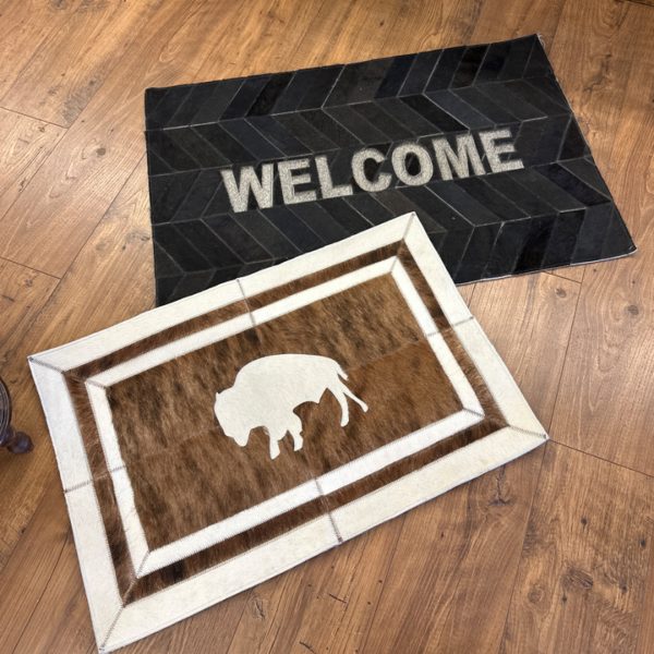 Cowhide Welcome Mat