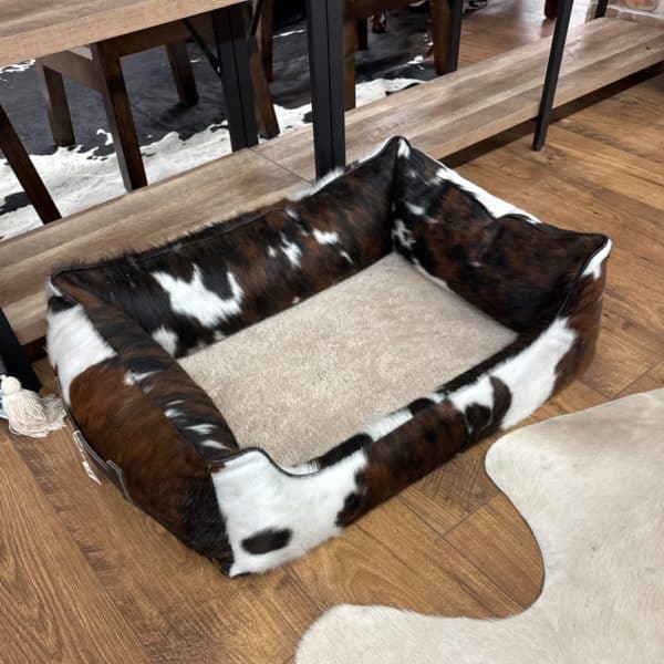 Cowhide Dog Bed