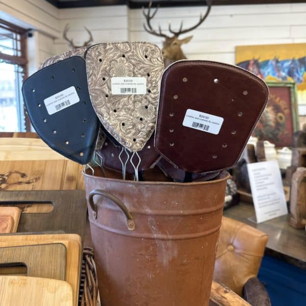 Leather and cowhide fly swatter