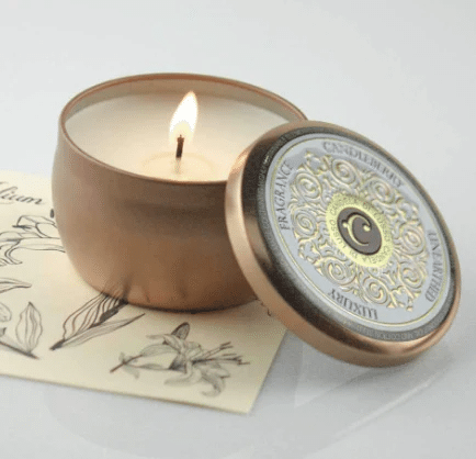 Bergamot & Amber Travel Tin Candle