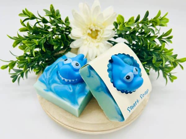 Shark Handmade Soap Bar for Kids VEGAN COLD PROCESS