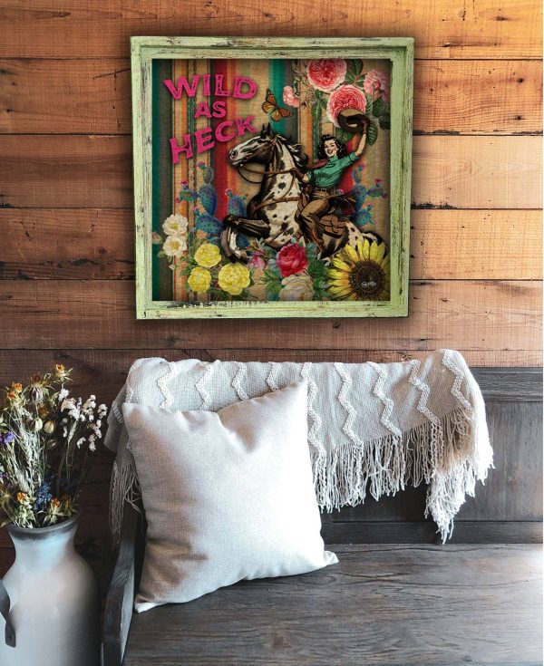 Wild as Heck - Square Artwork: Extra Small - 10"