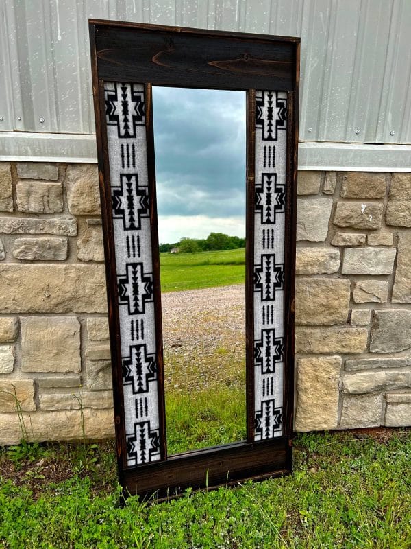 Aztec Body Mirrors: Black