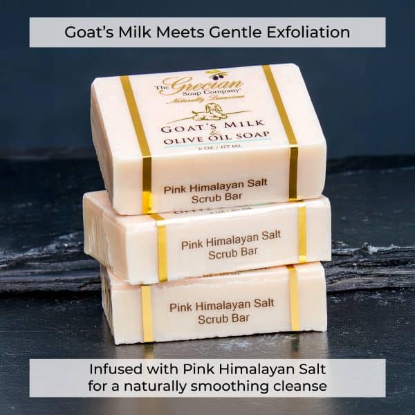 Pink Himalayan Anti-Inflammatory Salt Exfoliating Scrub Bar