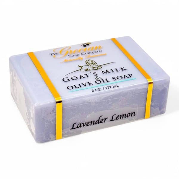 Goat's Milk & Olive Oil Handcrafted Bar Soap: Lavender Lemon