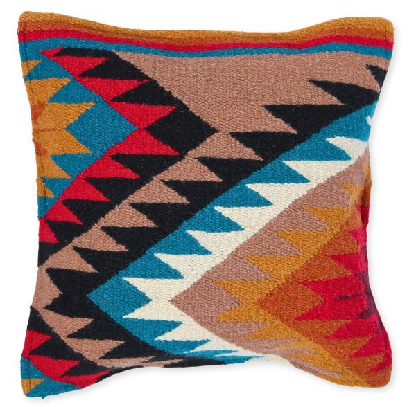 Wool Desert Trail Pillow Cover, Design #4