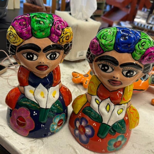 Handpainted Frida Kahlo Talavera Piggybank