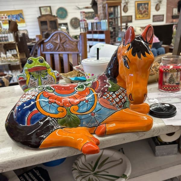 Handpainted Talavera Horse Figurine