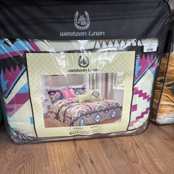 Western Linen Comforter Set