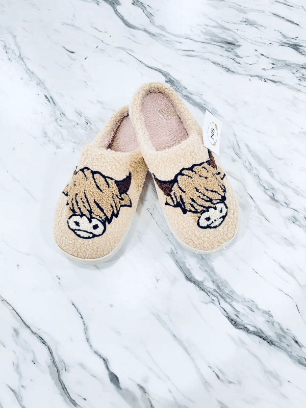 Highland Cow Slippers