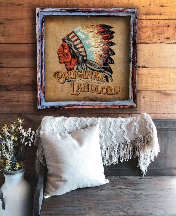 Original Landlord Square Artwork: Medium - 20"