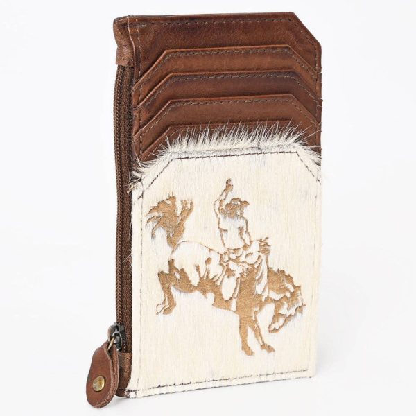 Cowhide & Leather Laser Engraved Card Holder