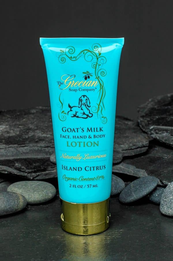 Organic Beauty Hydrating Goat Milk Lotion Tubes 2oz.: Island Citrus