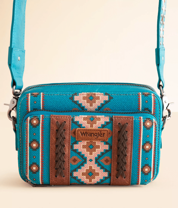 Wrangler Turquoise Crossbody Aztec