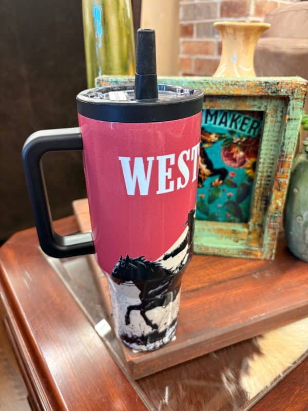 Western Soul Flip Straw Tumbler