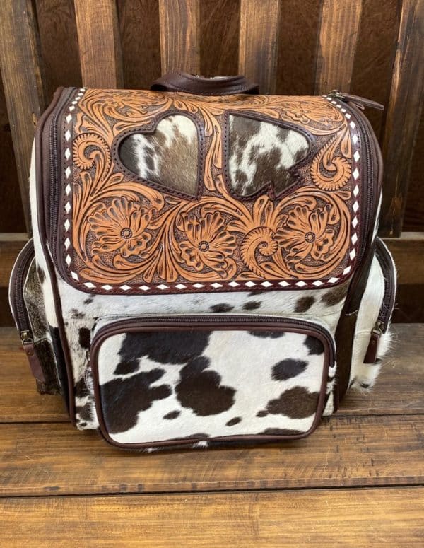Leather + Hide Heart And Spade Backpack