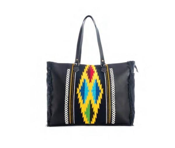 Coal Weekender Bag with Wagon Trails