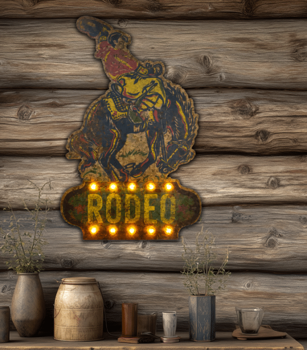 Rodeo - Lighted Artwork