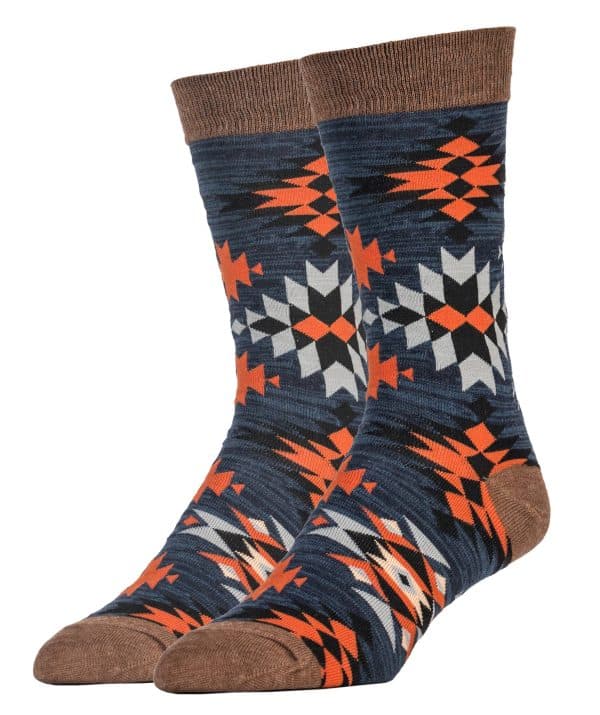 Spicy Hibiscus | Men's Premium Cotton Crew Socks