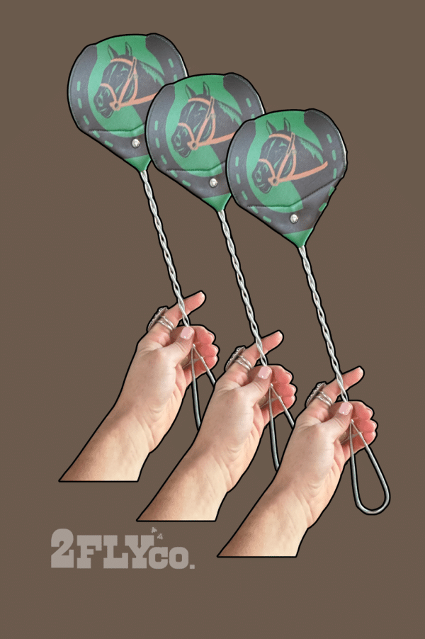 HORSIN' around FLY swat *GREEN