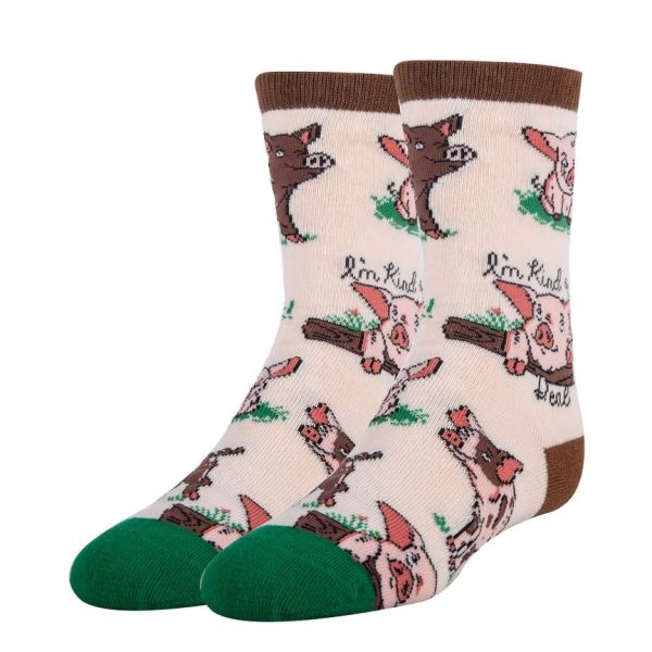 Pig Deal | Kids' Cotton Crew Socks