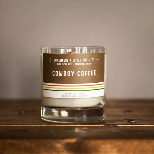 Cowboy Coffee 8 oz Candle