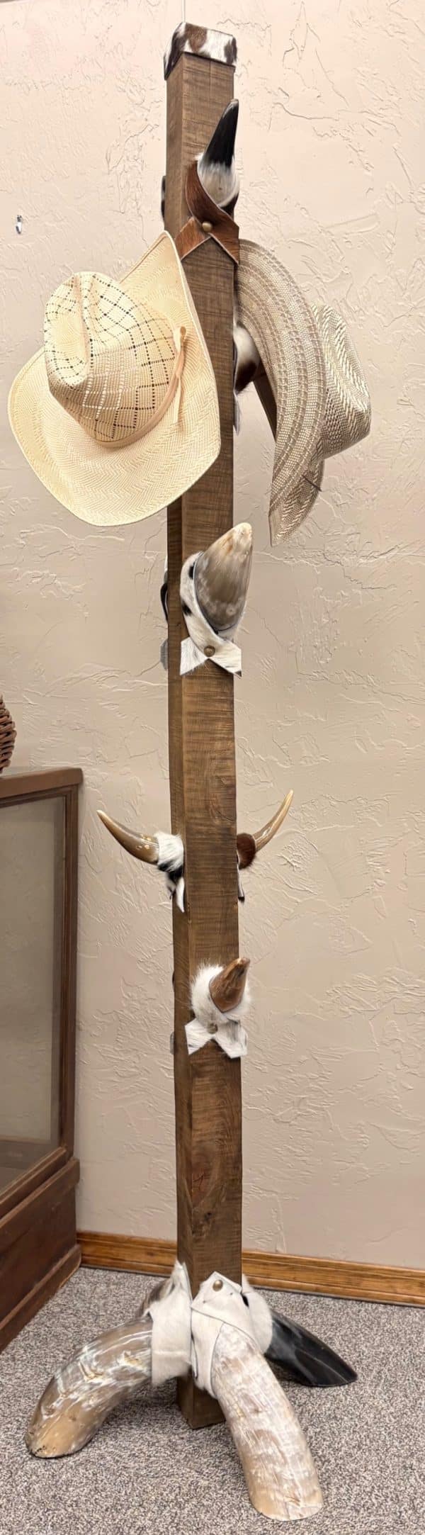 Cow Horn Coat Rack