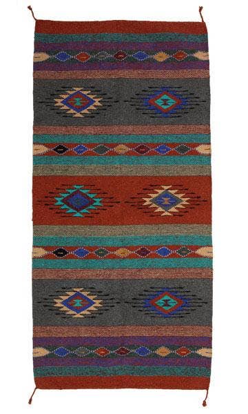 20" x 40" Handwoven Azteca Rug 2