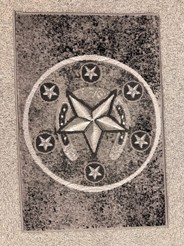 Grey Western Rug - 2' x 3'