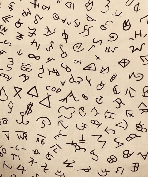 Tan Brand Silk Scarf - 42"