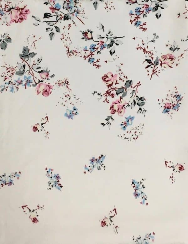 Garden Charmeuse Silk Scarf - 34.5"