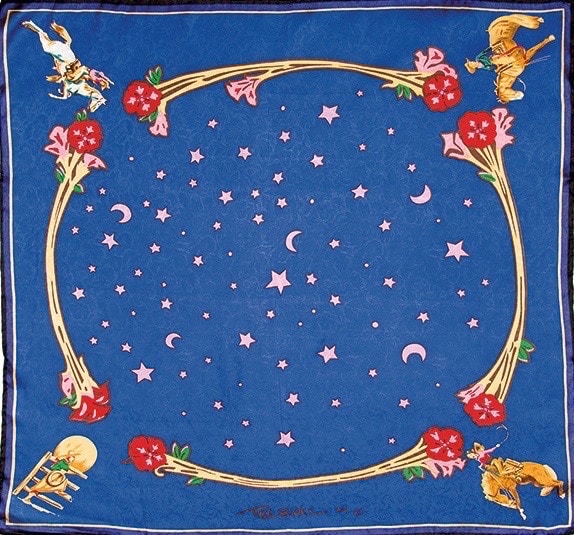 Blue Rodeo Girls Limited Edition Silk Scarf - 20"