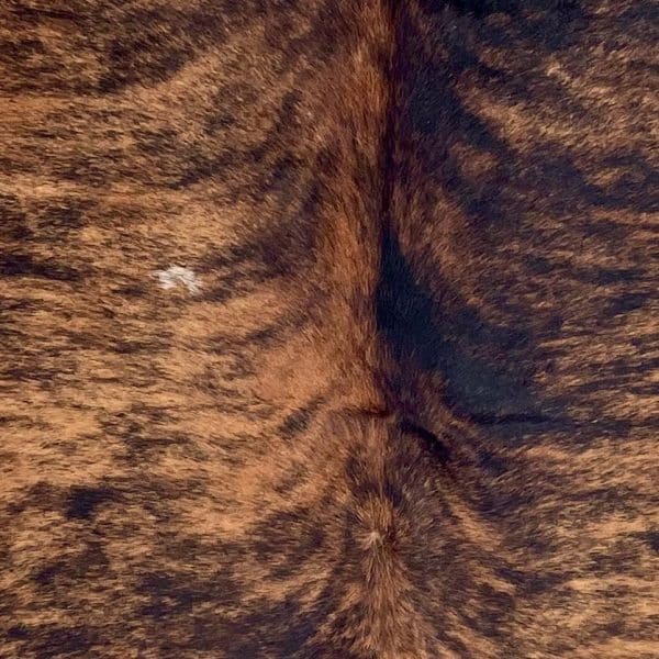 Medium Brown Brindle Cowhide