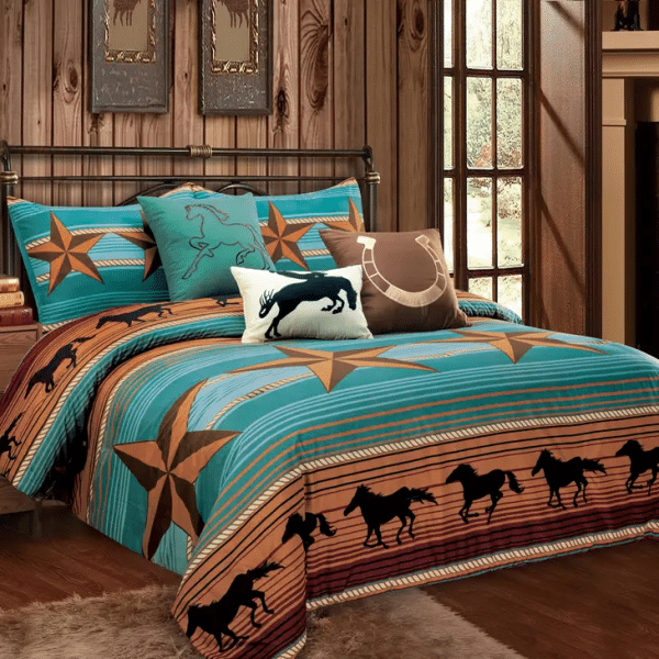 Running Horse Comforter Set