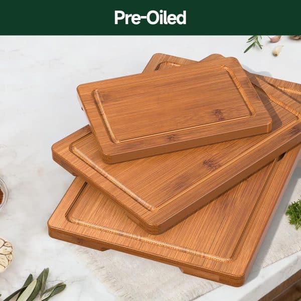Carbonized Bamboo Cutting Board