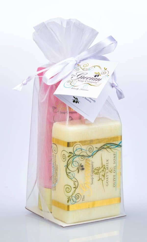 Goat Milk Lotion Gift Set | Organic Soap & Lotion: Plumeria