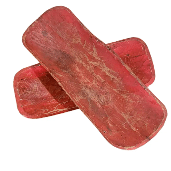 Red Wood Bowl