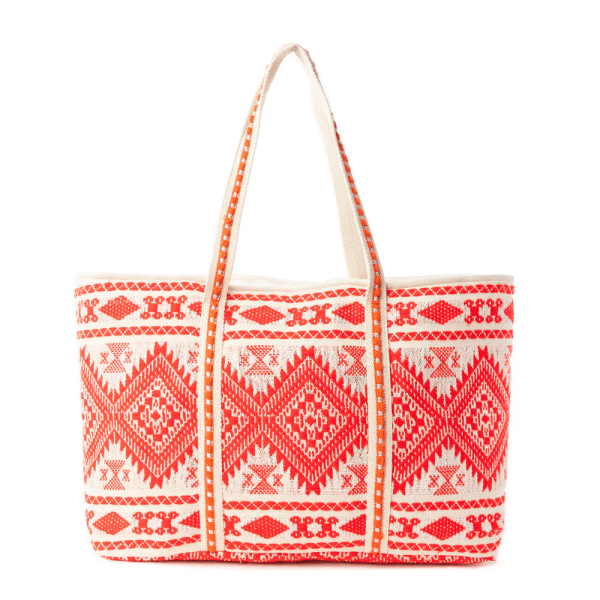 Crimson Caravan Weekender Bag in Festival Red