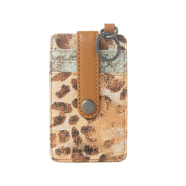 Valejo Spirit Credit Card Holder in Leopard Dust