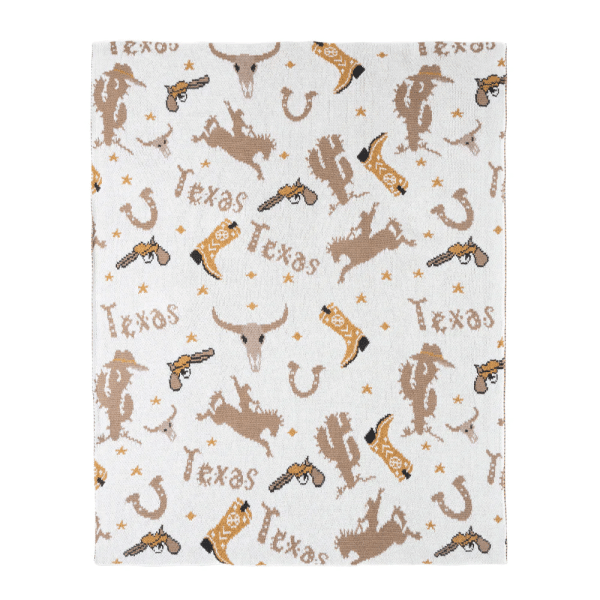 Tiny Texan Baby Throw